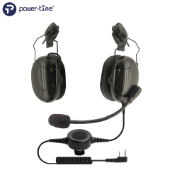 AG-3G Helmet-Mount Carbon Fiber Headset with NRR 25dB Noise Reduction