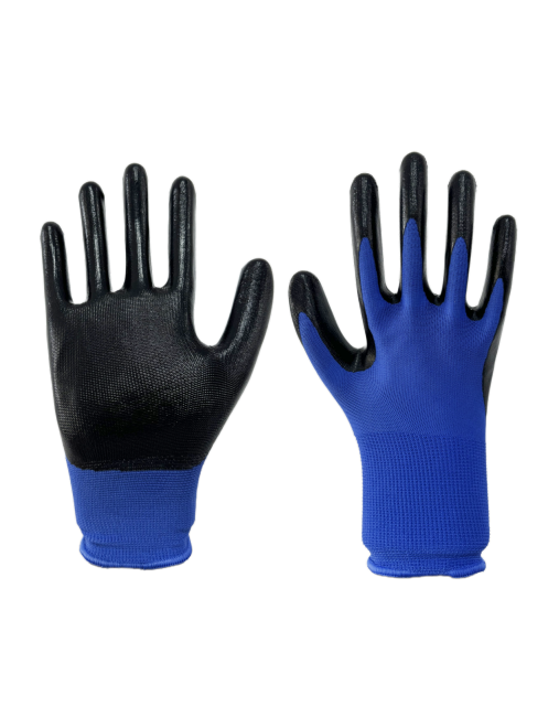 13G Red Polyester with Nitrile Smooth
