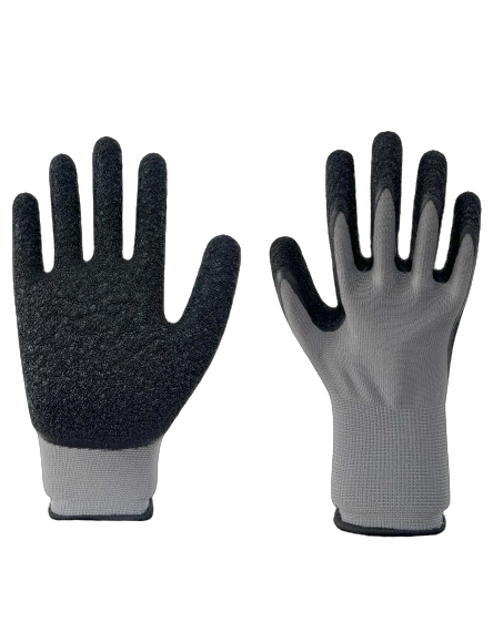 13 gauge grey polyester with latex crinkle coated