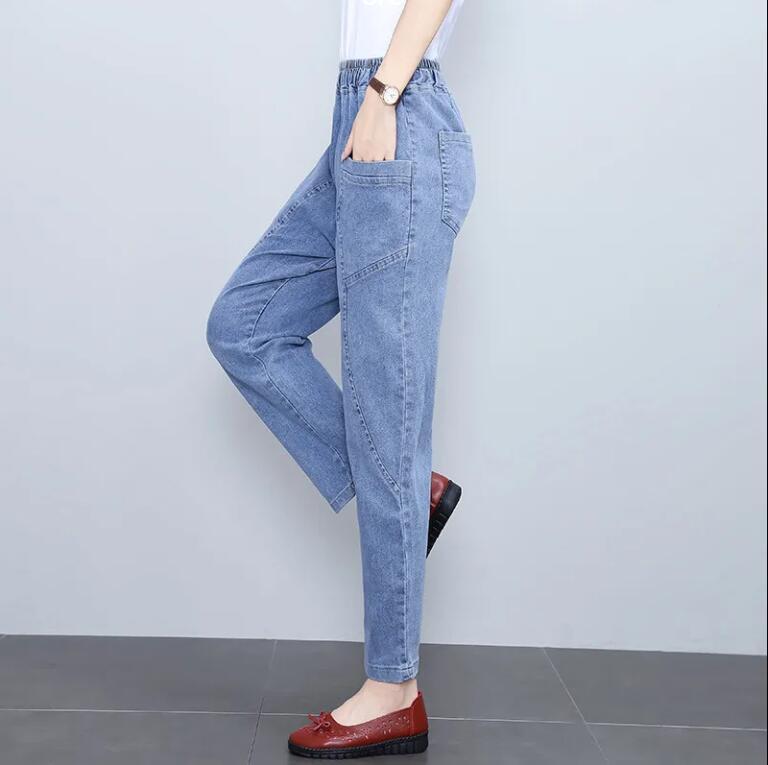 【送料無料】 パンツ ストレッチ ストレッチパンツ デニム デニムパンツ テーパードパンツ 体型カバー ゆったり ジーンズ ルーズ ロング レディース ボトムス 柔らかい 大きいサイズ