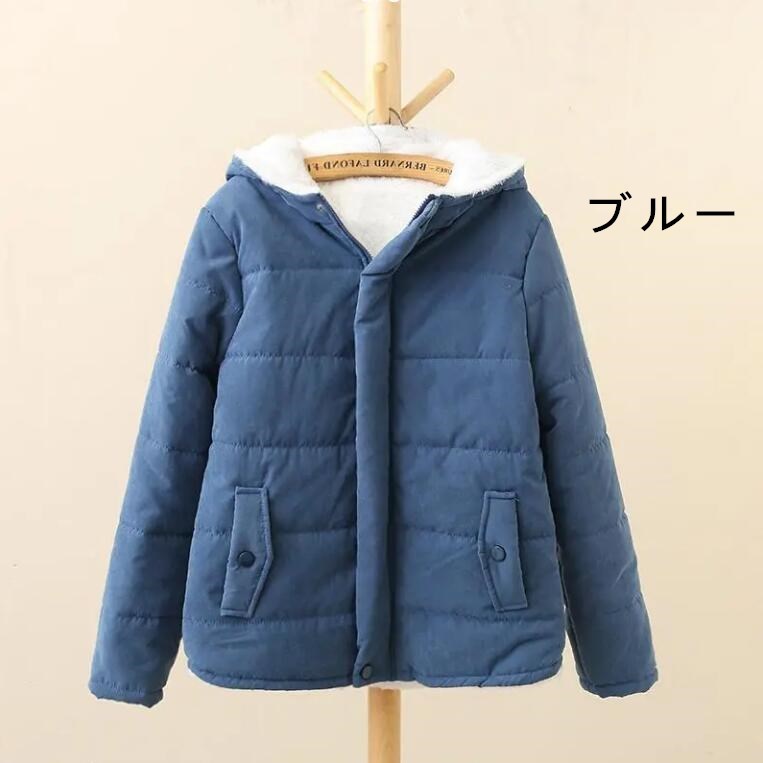 【送料無料】ジャケット 中綿ジャケット 中綿 レディース フード付き アウター 中綿コート ダウンコート ブルゾン 上着 ダウンジャケット 防寒 大きいサイズ パーカー 無地 秋冬