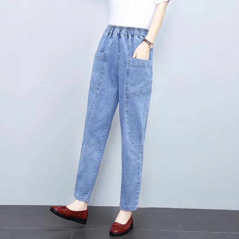 【送料無料】 パンツ ストレッチ ストレッチパンツ デニム デニムパンツ テーパードパンツ 体型カバー ゆったり ジーンズ ルーズ ロング レディース ボトムス 柔らかい 大きいサイズ