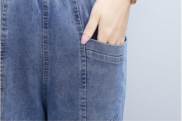 【送料無料】 パンツ ストレッチ ストレッチパンツ デニム デニムパンツ テーパードパンツ 体型カバー ゆったり ジーンズ ルーズ ロング レディース ボトムス 柔らかい 大きいサイズ