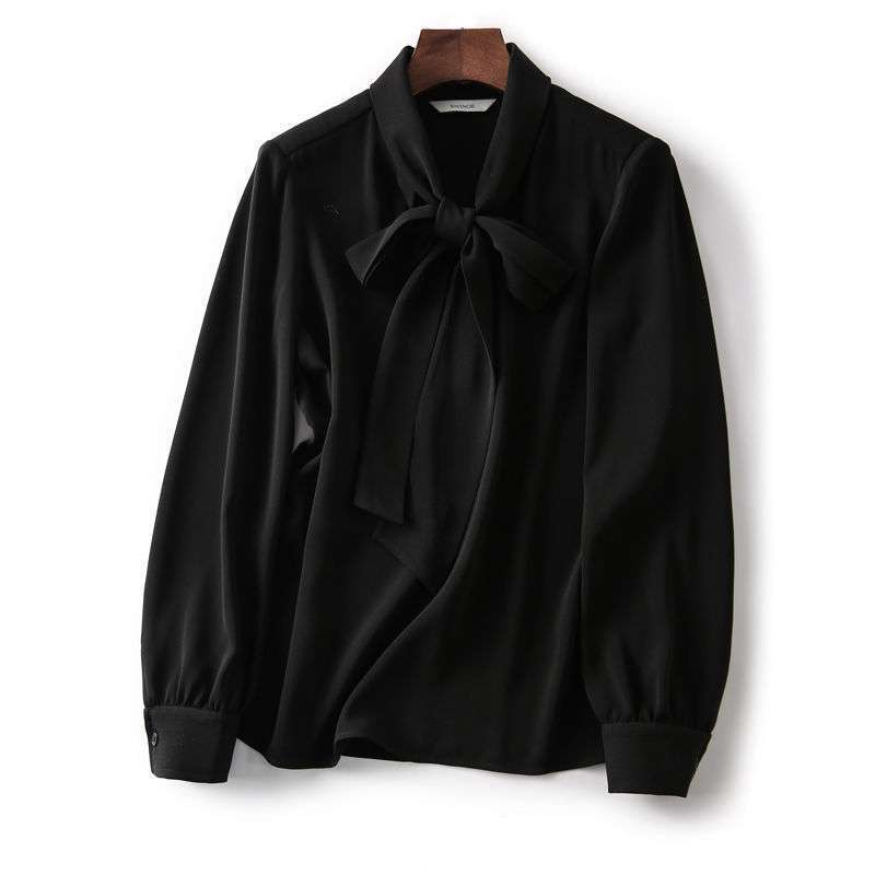 【送料無料】シャツ ブラウス スカーフタイ リボンタイシャツ ボウタイブラウス  レディース 白 シフォンシャツ 長袖 7分袖 フロントタック スカーフカラー 大きいサイズ ゆるシャツ 春 夏 オフィス OL 通勤 フォーマル カジュアル ビジネス 入学式  白 春 夏 秋