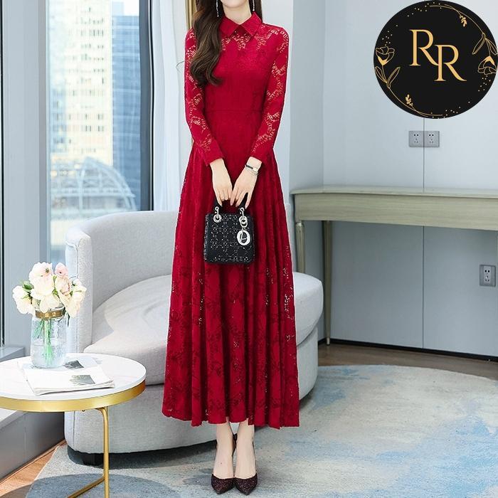 【送料無料】rrstyleレディース 売れ筋 多色展開 着瘦せ 無地 背中透かし彫り レース エレガント ワンピース