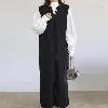 【送料無料】 rrstyle レディース ストレートスカート プルオーバー Vネック ロング 真珠 ノースリーブ スリット 無地 3カラー展開 カジュアルワンピース