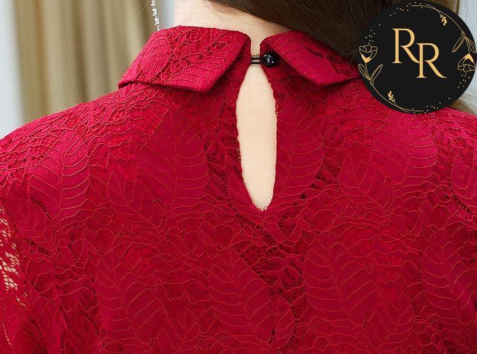 【送料無料】rrstyleレディース 売れ筋 多色展開 着瘦せ 無地 背中透かし彫り レース エレガント ワンピース