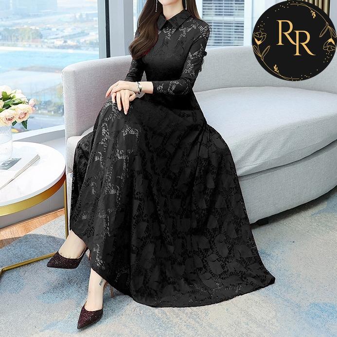 【送料無料】rrstyleレディース 売れ筋 多色展開 着瘦せ 無地 背中透かし彫り レース エレガント ワンピース