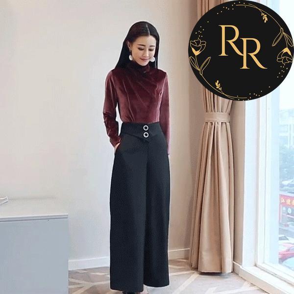【送料無料】 rrstyle レディース ins超人気 七五三 学校行事 入学式 入園式 卒業式 卒園式 切り替え ボタン ママスーツ ハイウエスト レディースファッション カジュアルパンツ