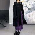 【送料無料】rrstyleレディース 2点セット カジュアル無地不規則スリットワンピース+スカート
