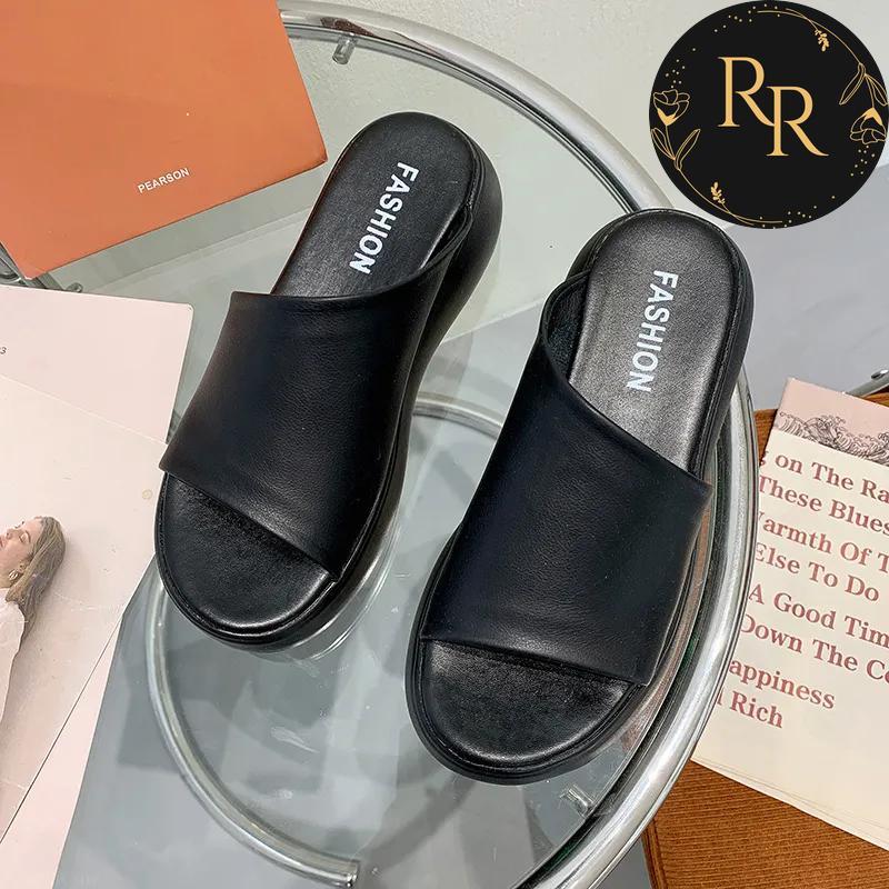 【送料無料】 rrstyle レディース 大人気主役級ポイン カジュアル 無地PU 丸トゥ 厚底サンダル