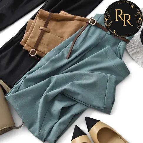 【送料無料】 rrstyle レディース 目を奪われる セレモニースーツ 入学式 入園式 卒業式 体型カバー ママ スーツパンツ ロング丈 ハイウエスト カジュアルパンツ