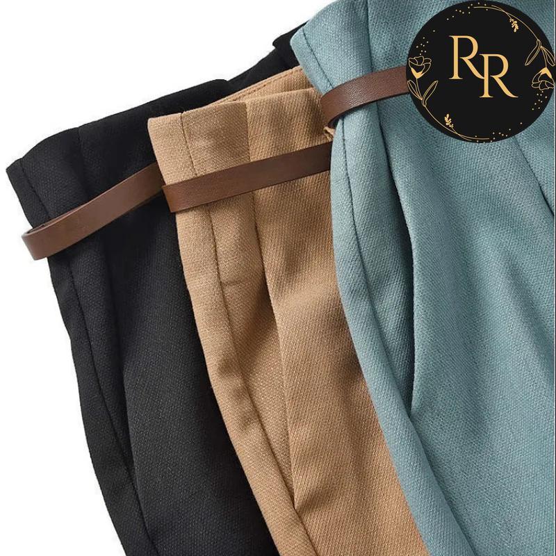 【送料無料】 rrstyle レディース 目を奪われる セレモニースーツ 入学式 入園式 卒業式 体型カバー ママ スーツパンツ ロング丈 ハイウエスト カジュアルパンツ
