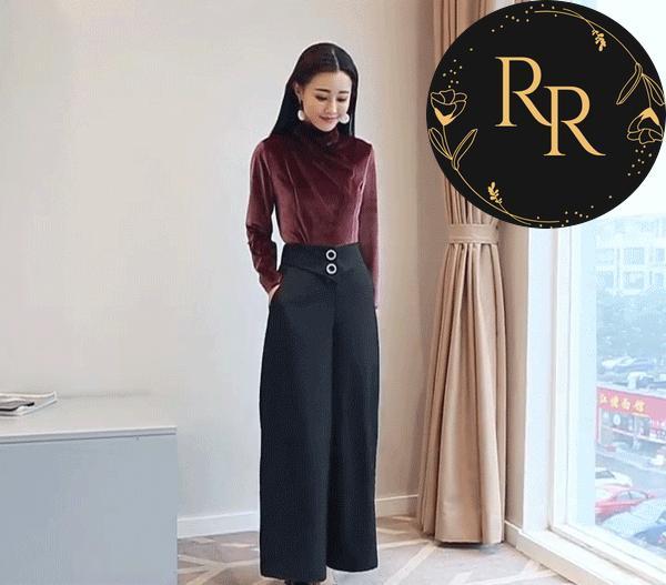 【送料無料】 rrstyle レディース ins超人気 七五三 学校行事 入学式 入園式 卒業式 卒園式 切り替え ボタン ママスーツ ハイウエスト レディースファッション カジュアルパンツ