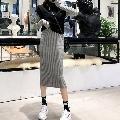 【送料無料】rrstyleレディース 2点セット無地ベスト+シンプルニットワンピースセットアップ