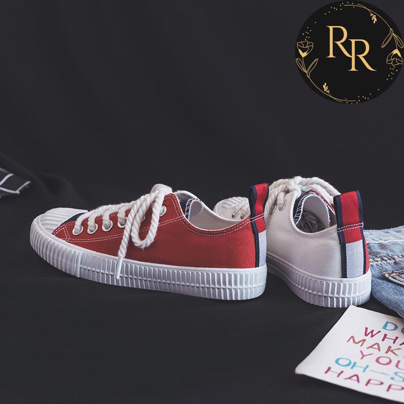 【送料無料】 rrstyle レディース No.1 人気商品カジュアルオールシーズン配色帆布フラットシューズ