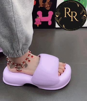 【送料無料】 rrstyle レディース 軽量 ソフト 足裏にフィット 足が疲れない プラットフォーム 夏 丸トゥ カジュアル レディース ローファー サンダル