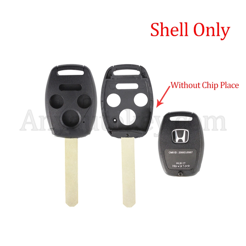Shelll Diesel Button 4 Button With Panic Honda Remote Shell No Button Part Without Chip ...