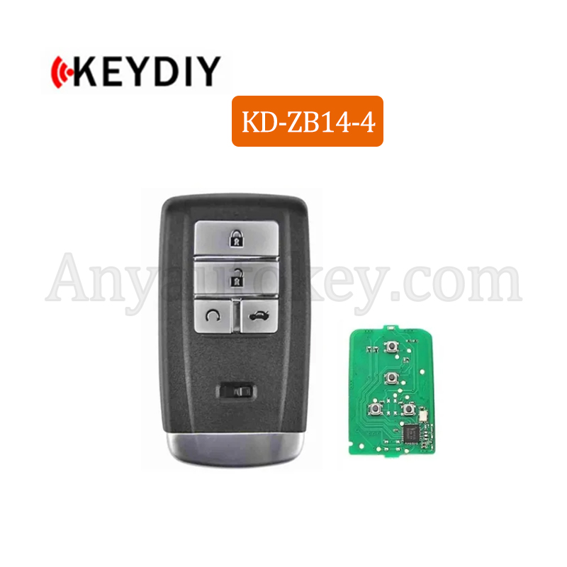 Keydiy ZB14-4 Honda Style 4-Button Universal Smart Key w Proximity Function