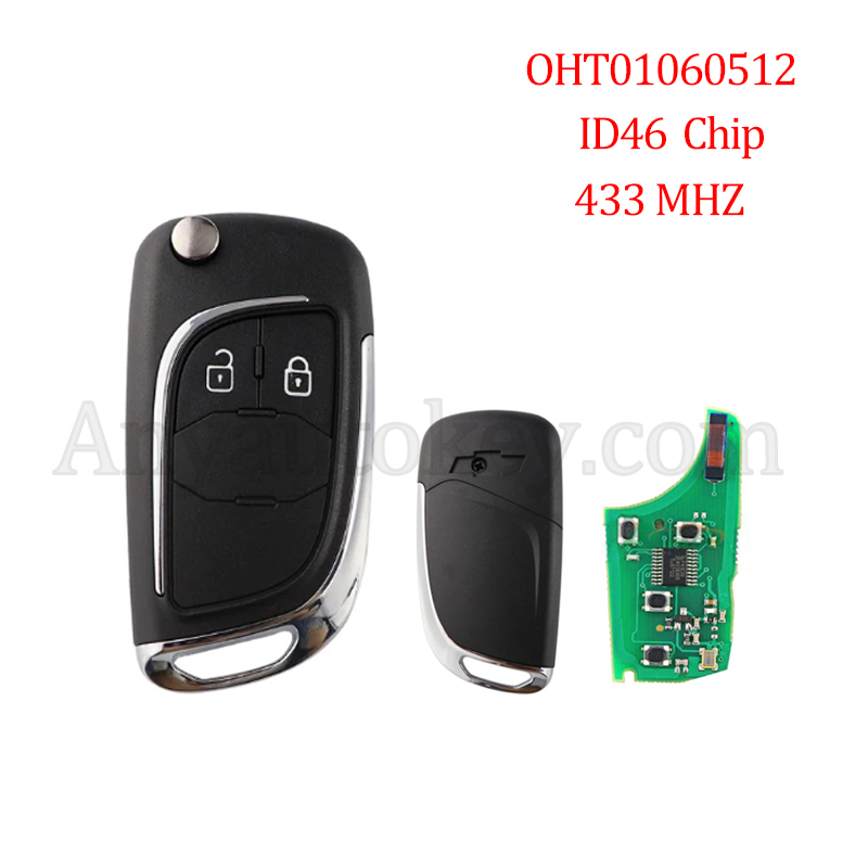 DS Modified PCF7941E 7937E ID46 Chip 315mhz Chevrolet 2 Button Remote ...