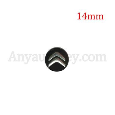 14mm Aluminum Citroen Key Logo