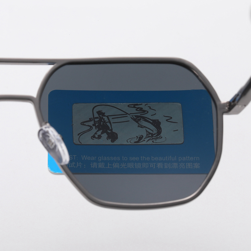 Unisex Aluminum Magnesium Flat Top Navigator Sunglasses for Men Oversized Square Aviator Polarized Driving Sun Glasses