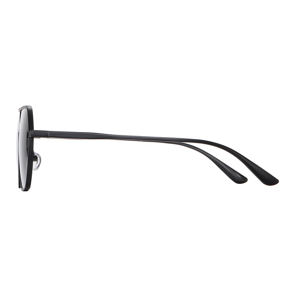 Unisex Aluminum Magnesium Flat Top Navigator Sunglasses for Men Oversized Square Aviator Polarized Driving Sun Glasses