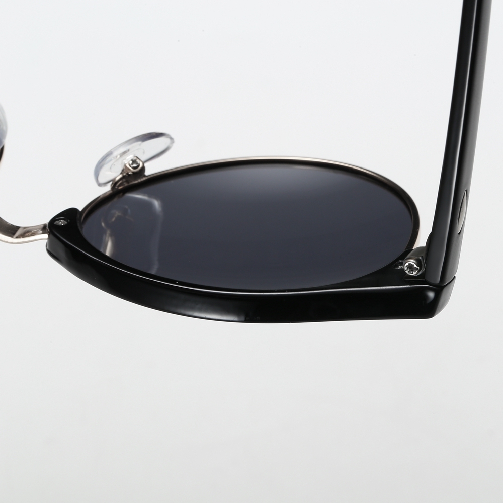 Unisex Designer Phantos Sunglasses for Women Clubround Polarized Sun Glasses Mens Classic Metal Rivet Browline Sunglass 4246