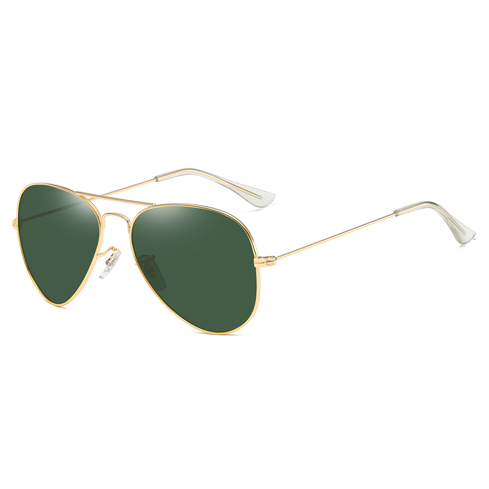Unisex Classic Aviator Polarized Sunglasses for Men Ultra Slim Stainless Steel Sun Glasses Womens Timeless Pilot Sunglass RB3025
