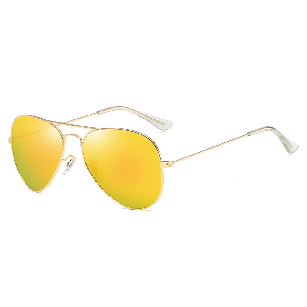 Unisex Classic Aviator Polarized Sunglasses for Men Ultra Slim Stainless Steel Sun Glasses Womens Timeless Pilot Sunglass RB3025