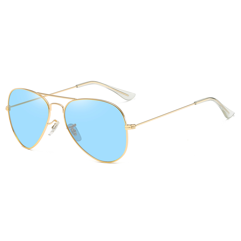 Unisex Classic Aviator Polarized Sunglasses for Men Ultra Slim Stainless Steel Sun Glasses Womens Timeless Pilot Sunglass RB3025