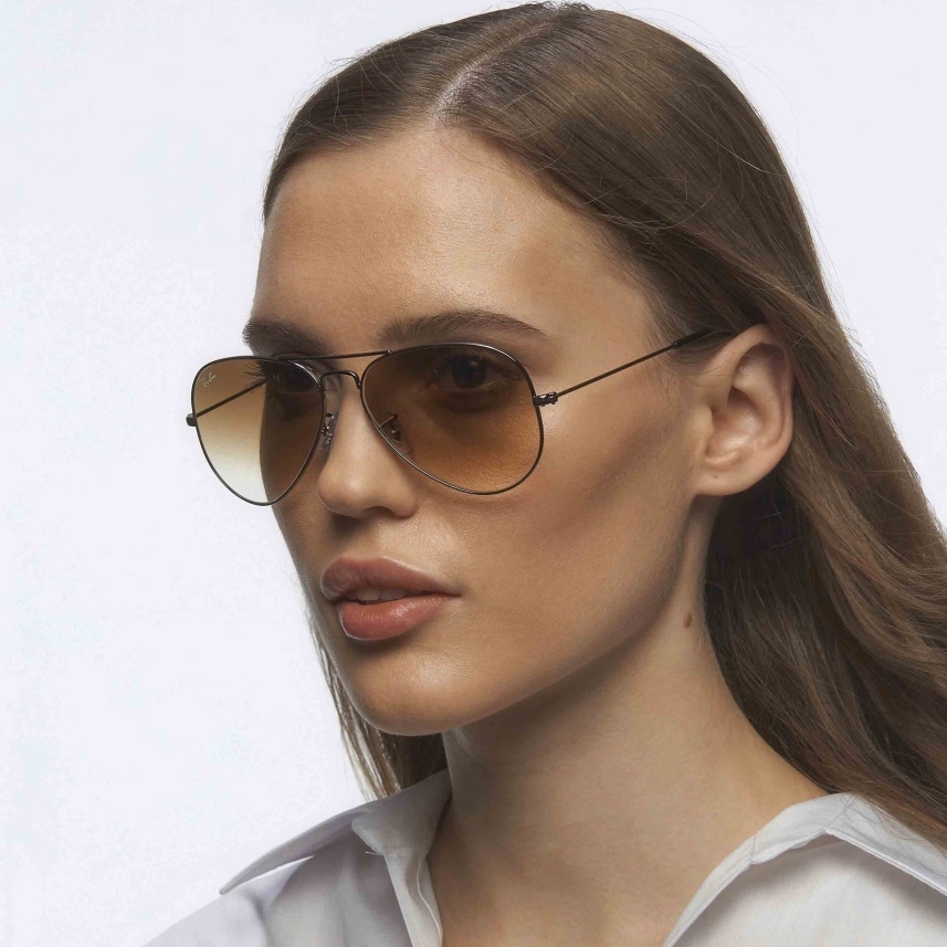 Unisex Classic Aviator Polarized Sunglasses for Men Ultra Slim Stainless Steel Sun Glasses Womens Timeless Pilot Sunglass RB3025