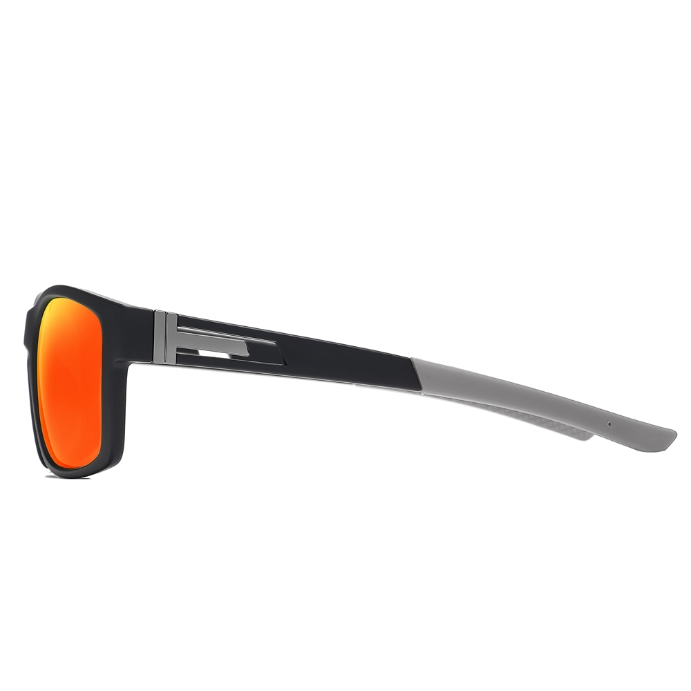 Unisex TR-90 Rectangle Sporty Sunglasses for Men Fishing Polarized Sun Glasses Womens Colorful Active Sunglass