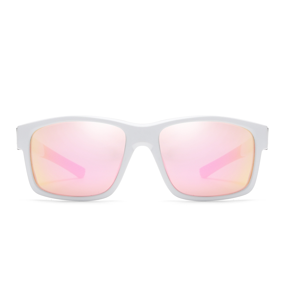 Unisex TR-90 Rectangle Sporty Sunglasses for Men Fishing Polarized Sun Glasses Womens Colorful Active Sunglass