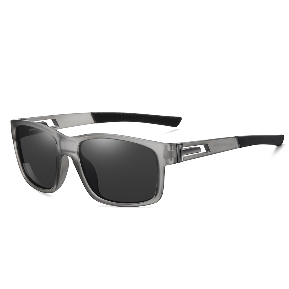 Unisex TR-90 Rectangle Sporty Sunglasses for Men Fishing Polarized Sun Glasses Womens Colorful Active Sunglass