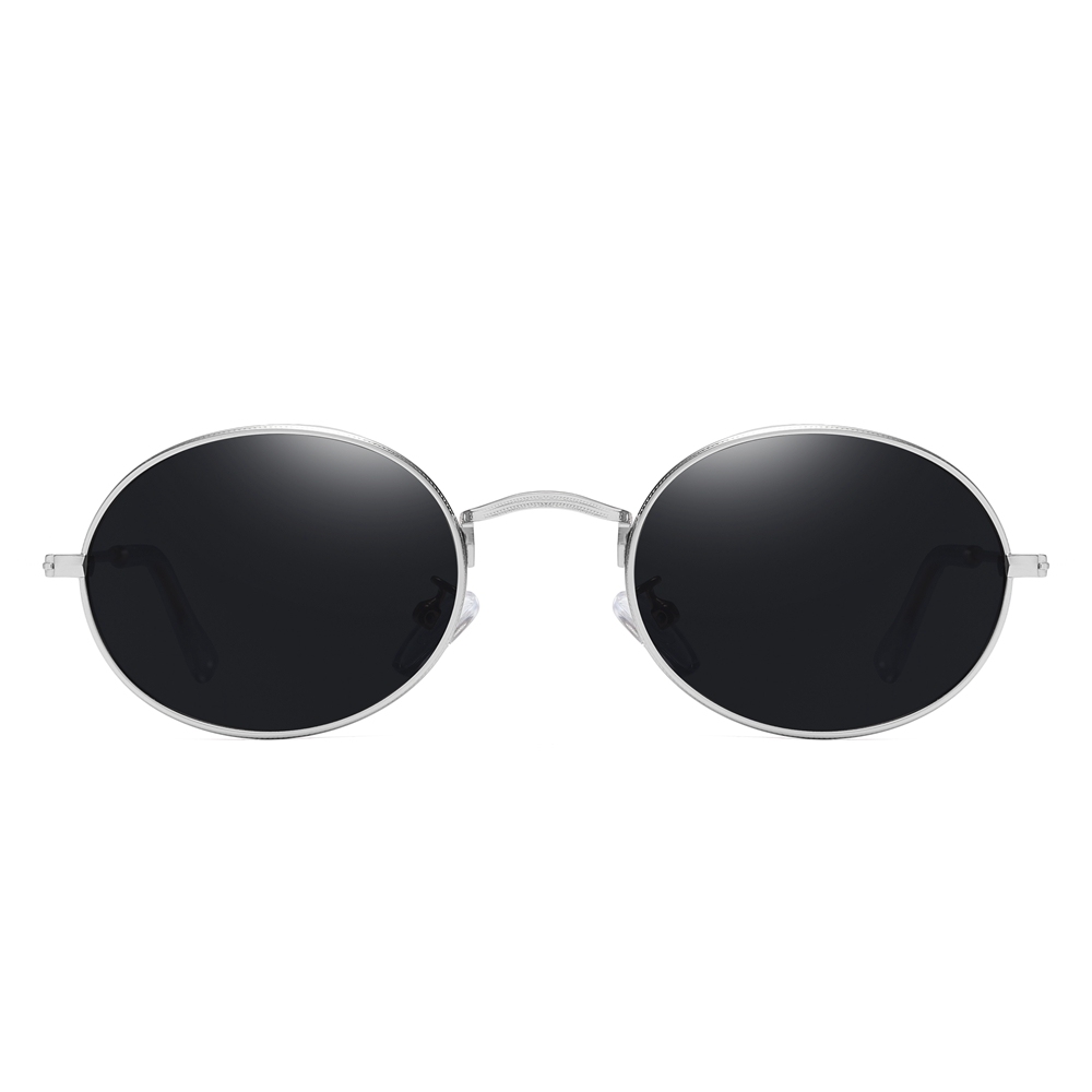 Unisex Designer Small Oval Sunglasses for Men Classic Retro Polarized Sun Glasses Womens Coin Edge Metal Sunglass RB3547N