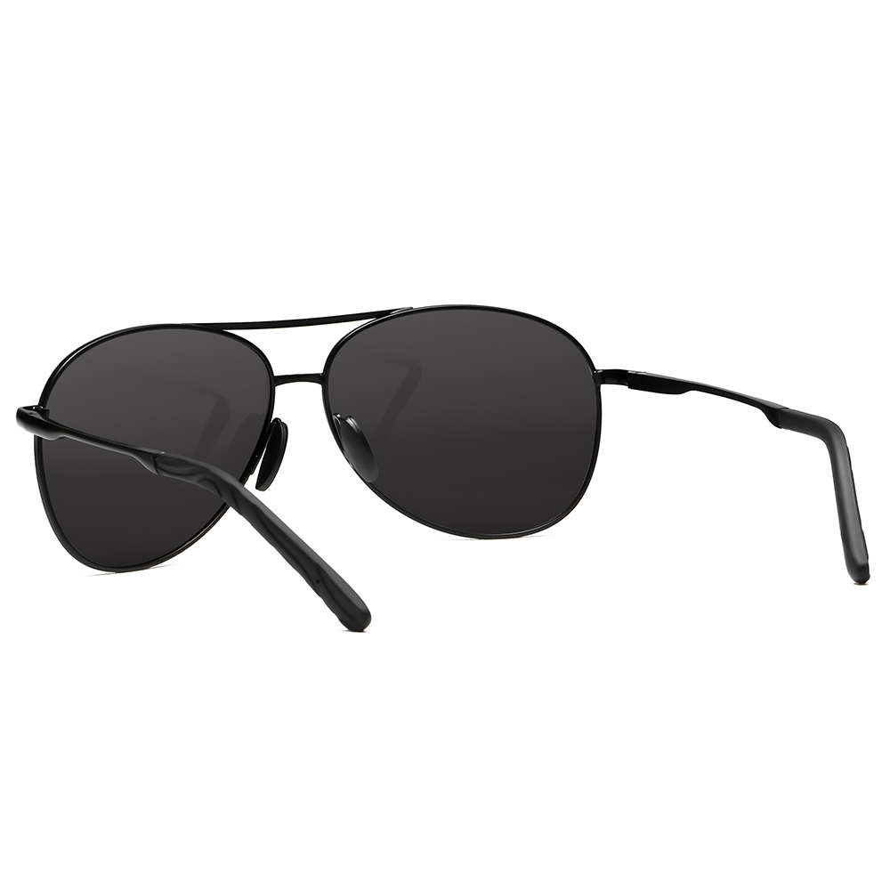 Unisex Classic Pilot Sunglasses for Men Women Metal Teardrop Aviator Sunglass UV400 Polarized Anti-glare Driving Sun Glasses