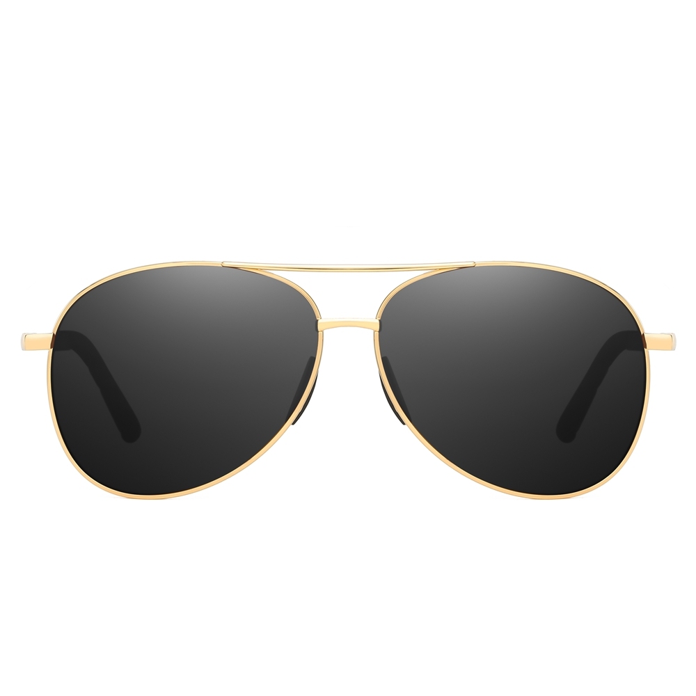 Unisex Classic Pilot Sunglasses for Men Women Metal Teardrop Aviator Sunglass UV400 Polarized Anti-glare Driving Sun Glasses