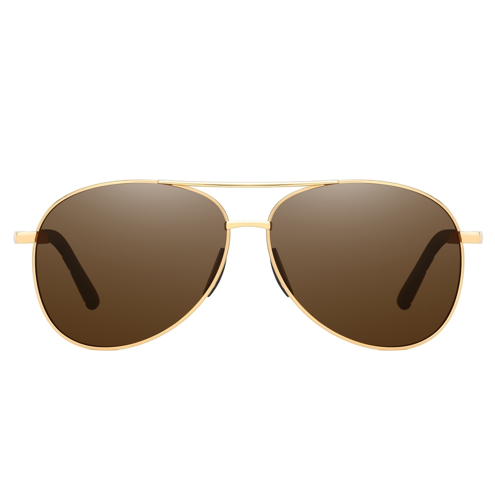 Unisex Classic Pilot Sunglasses for Men Women Metal Teardrop Aviator Sunglass UV400 Polarized Anti-glare Driving Sun Glasses