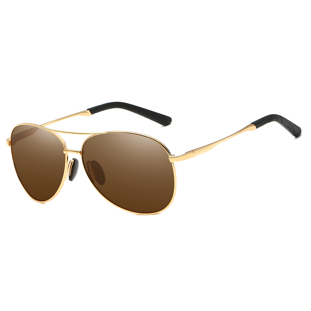 Unisex Classic Pilot Sunglasses for Men Women Metal Teardrop Aviator Sunglass UV400 Polarized Anti-glare Driving Sun Glasses