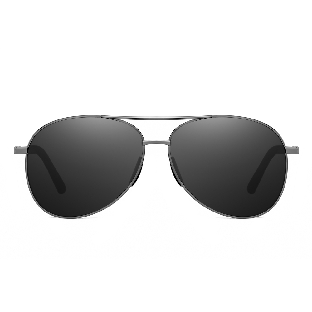 Unisex Classic Pilot Sunglasses for Men Women Metal Teardrop Aviator Sunglass UV400 Polarized Anti-glare Driving Sun Glasses