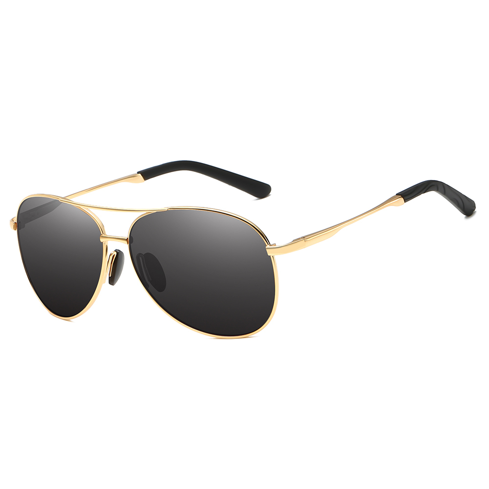 Unisex Classic Pilot Sunglasses for Men Women Metal Teardrop Aviator Sunglass UV400 Polarized Anti-glare Driving Sun Glasses