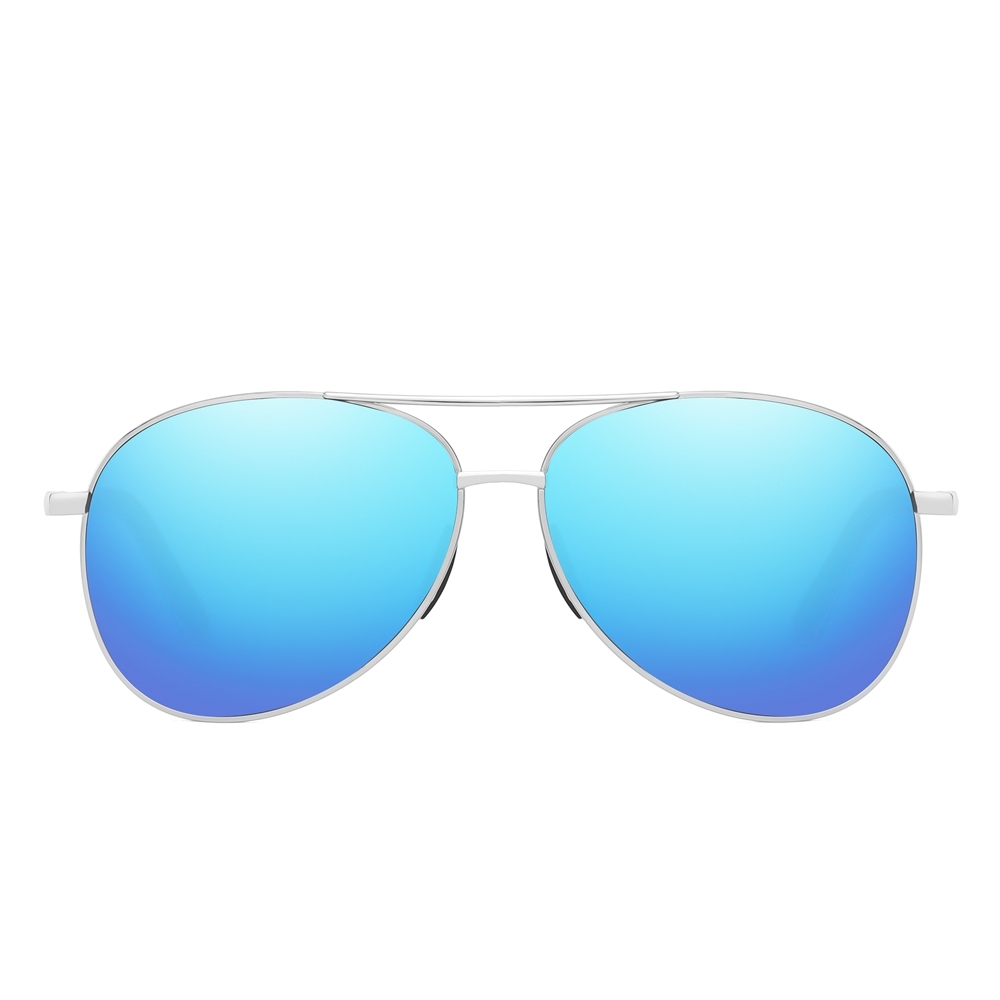 Unisex Classic Pilot Sunglasses for Men Women Metal Teardrop Aviator Sunglass UV400 Polarized Anti-glare Driving Sun Glasses