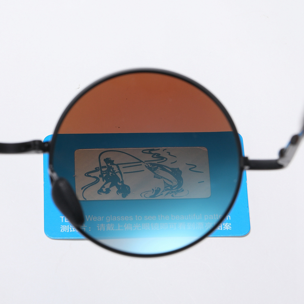 Men's Retro Round Folding Sun Glasses for Women Pocket Foldable Circle Sunglasses Vintage Portable Travel Polarized Sunglass