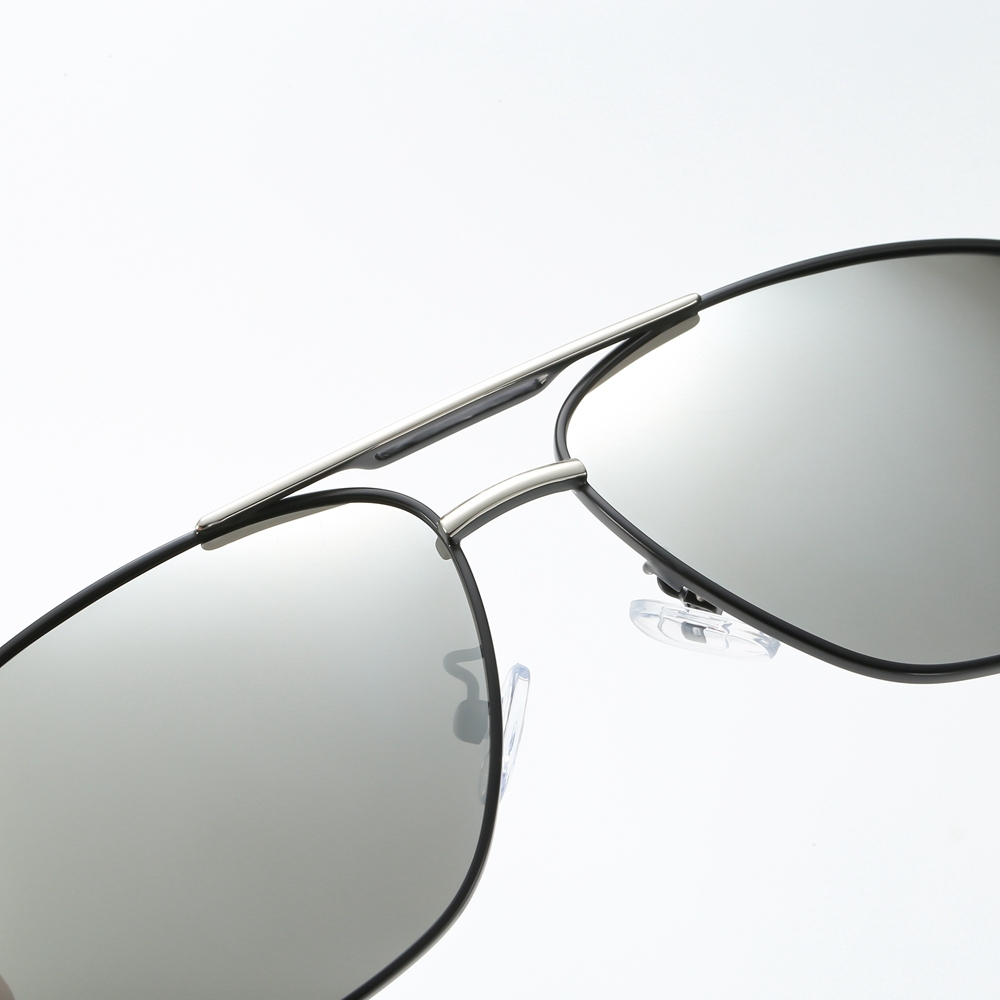 Ready Made Mens Rectangle Metal Sunglasses Custom Logo Bulk Rectangular Sun Glasses Polarized Lenses for Driving Sunglass