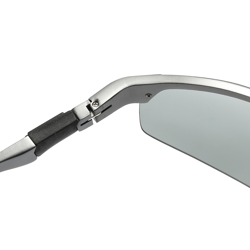 Wholesale Ultra-light Aluminum Frame Sunglasses Photochromic Polarized Lens for Golf Shades Men's Outdoor Sport Running Glasses