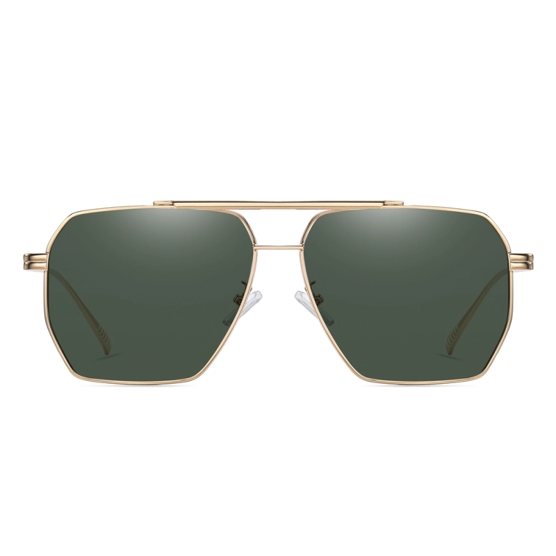 New Brand Dupes Fashion Sunglasses for Men Wholesale Metal Navigator Sunglass UV400 Polarized Large Square Aviator Sun Glasses