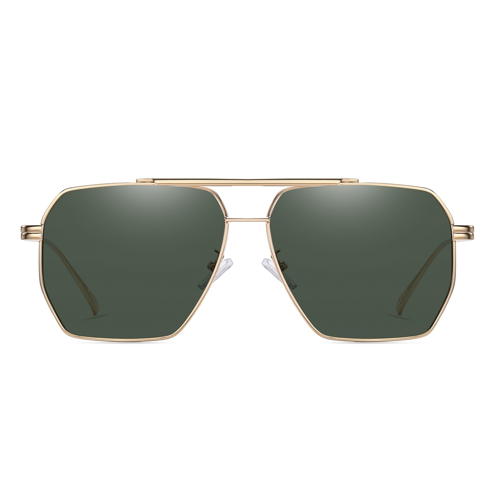 New Brand Dupes Fashion Sunglasses for Men Wholesale Metal Navigator Sunglass UV400 Polarized Large Square Aviator Sun Glasses