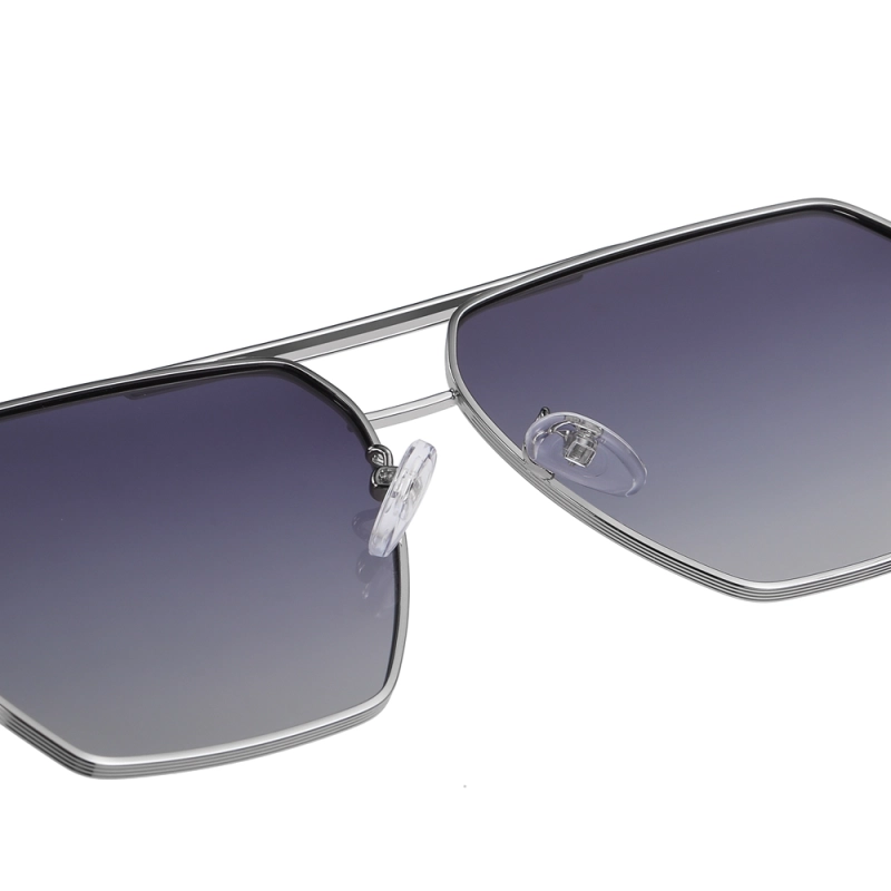 New Brand Dupes Fashion Sunglasses for Men Wholesale Metal Navigator Sunglass UV400 Polarized Large Square Aviator Sun Glasses