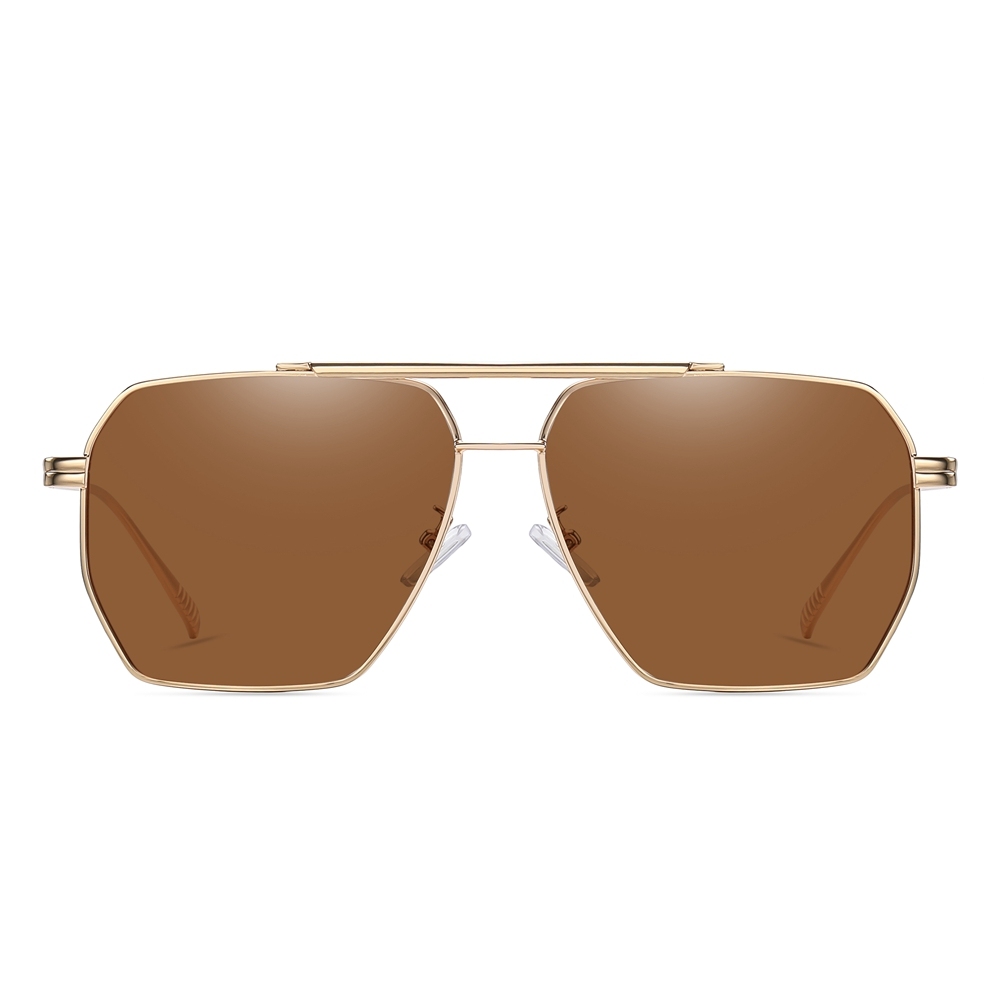 New Brand Dupes Fashion Sunglasses for Men Wholesale Metal Navigator Sunglass UV400 Polarized Large Square Aviator Sun Glasses